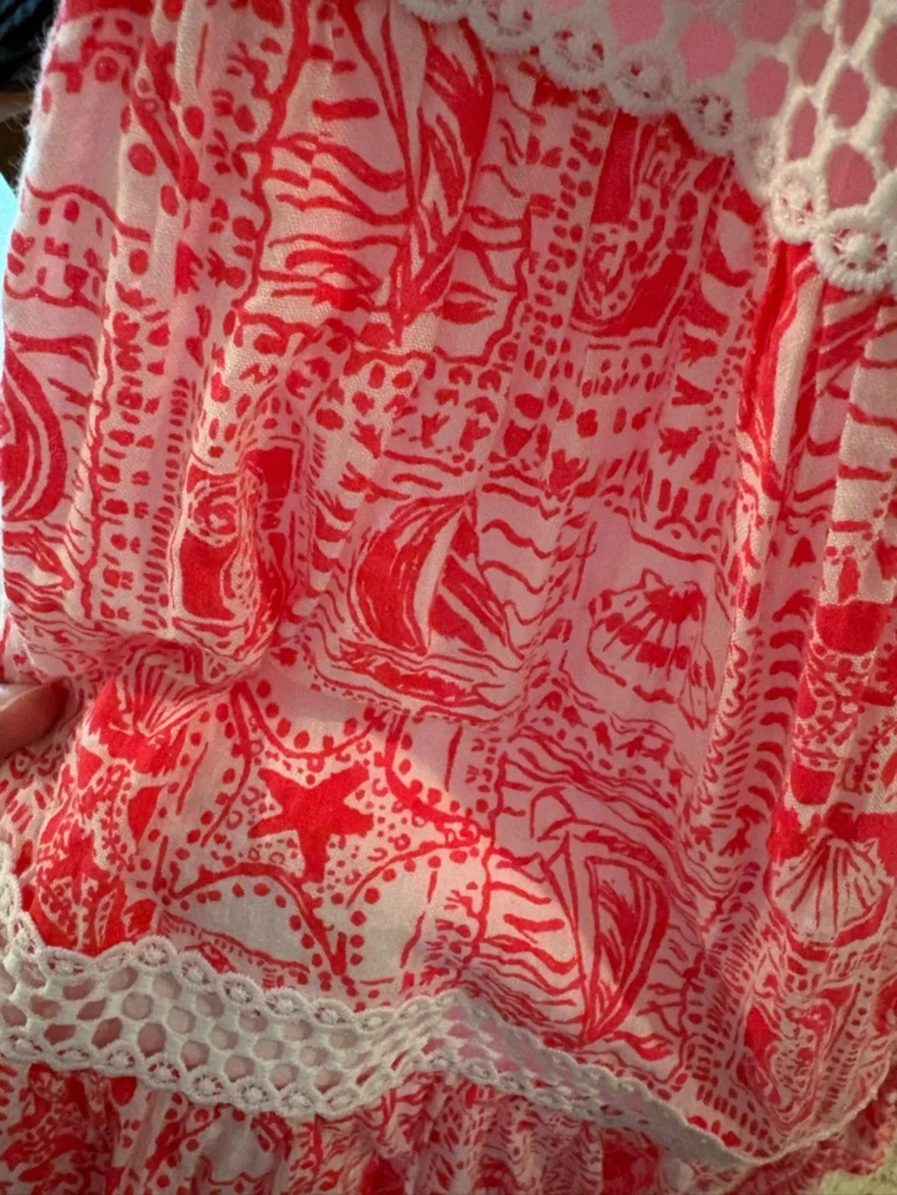 Lilly Pulitzer Kelvina Strapless Smocked Dress Summer 2024 - Picture 2 of 3